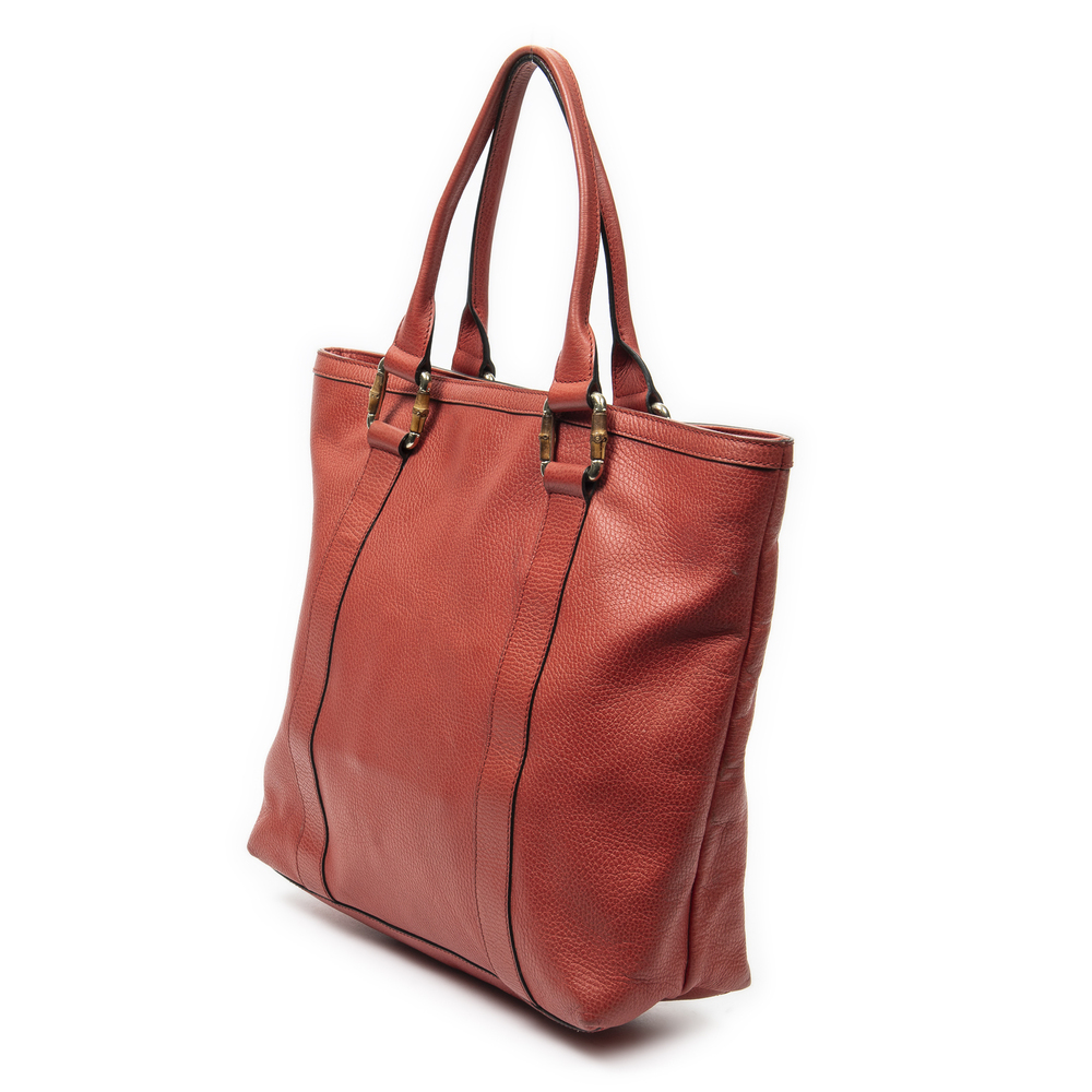 Gucci Vertical Bamboo Bar Shopper - Picture 2 of 10